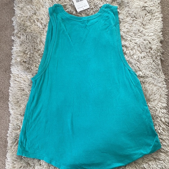 NWT Free People take the plunge tank in sea turquoise size XS - Picture 7 of 7